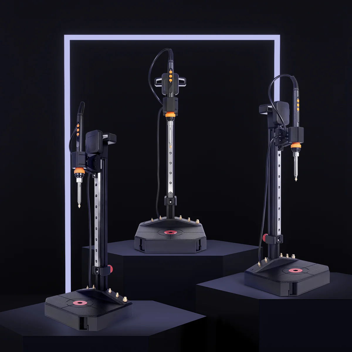 Mintion  Nutopress Pro Schmelzgewinde Presse    Präzisions-Schmelzgewindepresse für winkelgenauen Einsatz von Heat Inserts