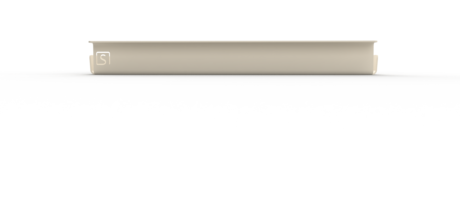 Dienblad Hocker Large Parelwit