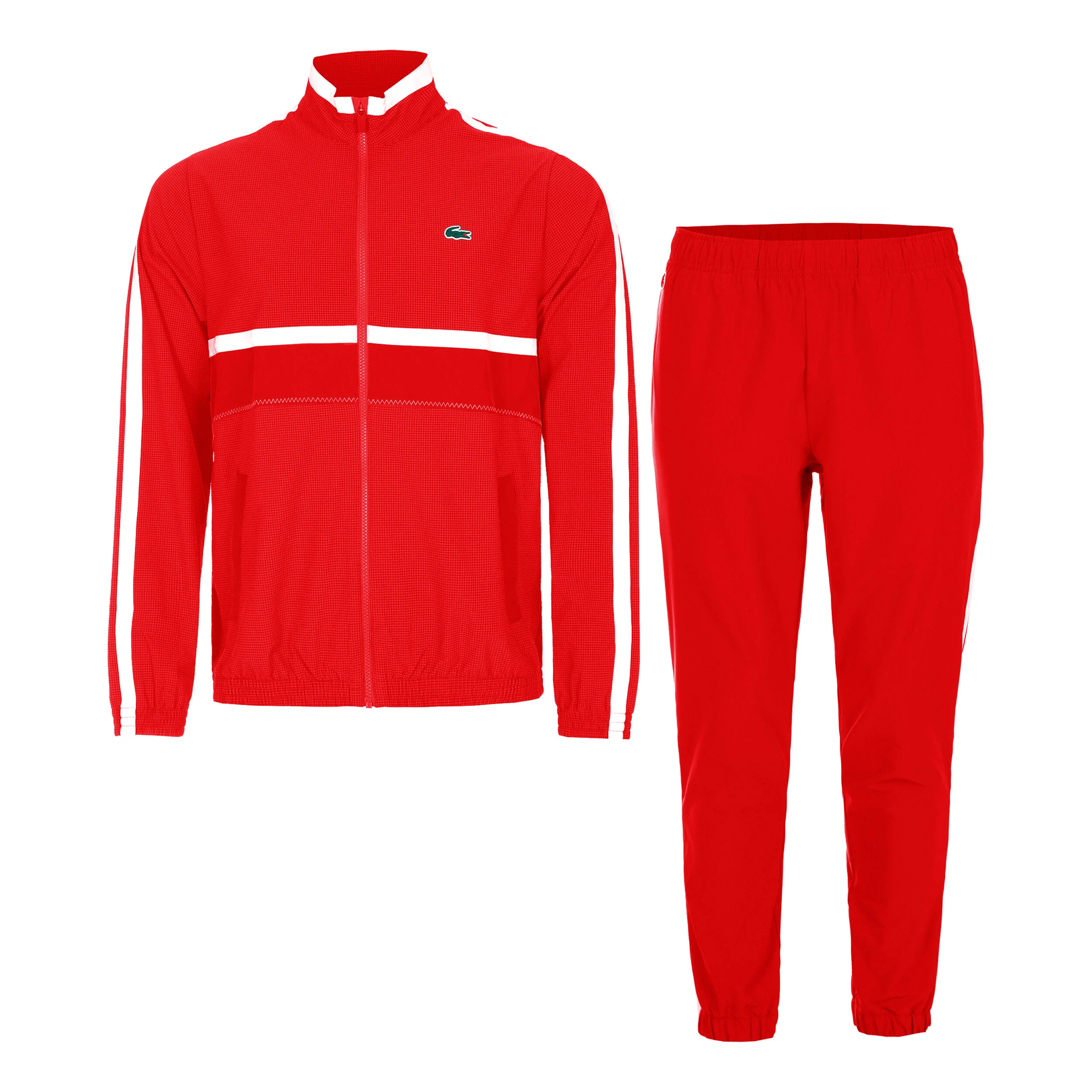 Lacoste Survêtement Hommes - Rouge , Blanc