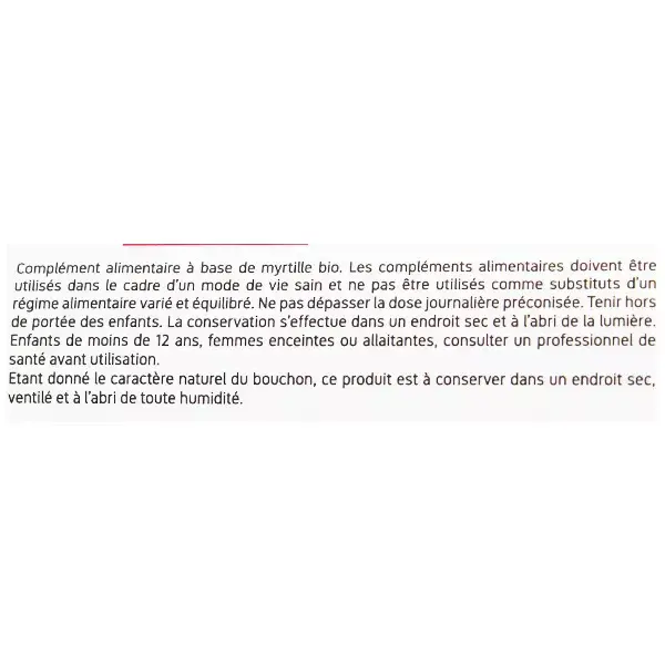 Cápsulas de Mirtilo Orgânico Ecológico Nat & Form - 200 unidades