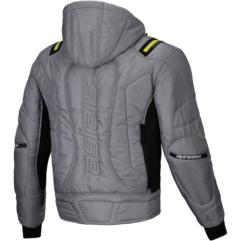 Alpinestars - Blouson Mohobbs Waterproof Gris / Jaune fluo