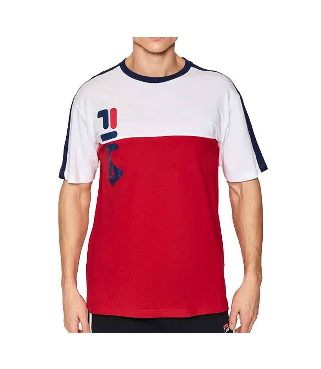 T-shirt Rouge Homme Fila Bartin