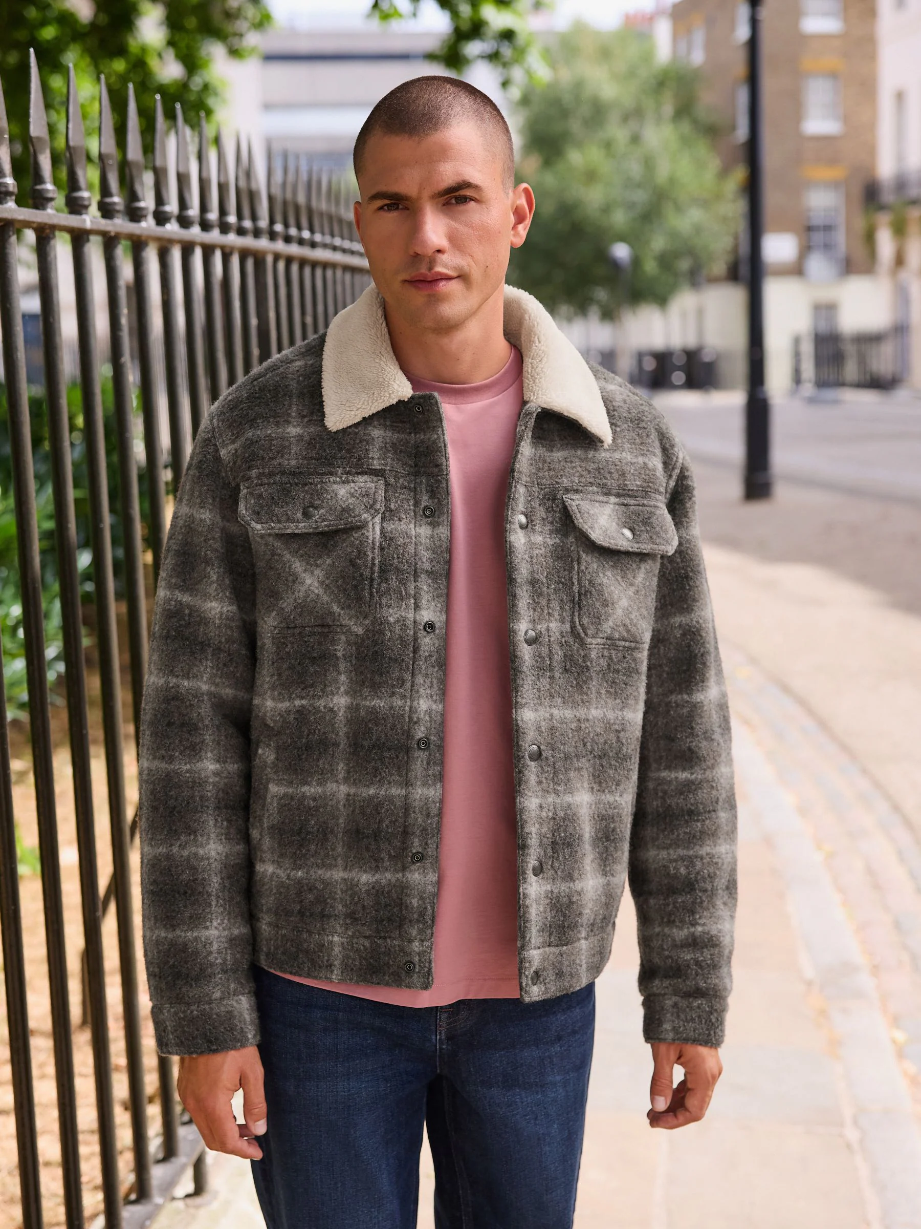 Ruit - Borg Lined Trucker Jacket