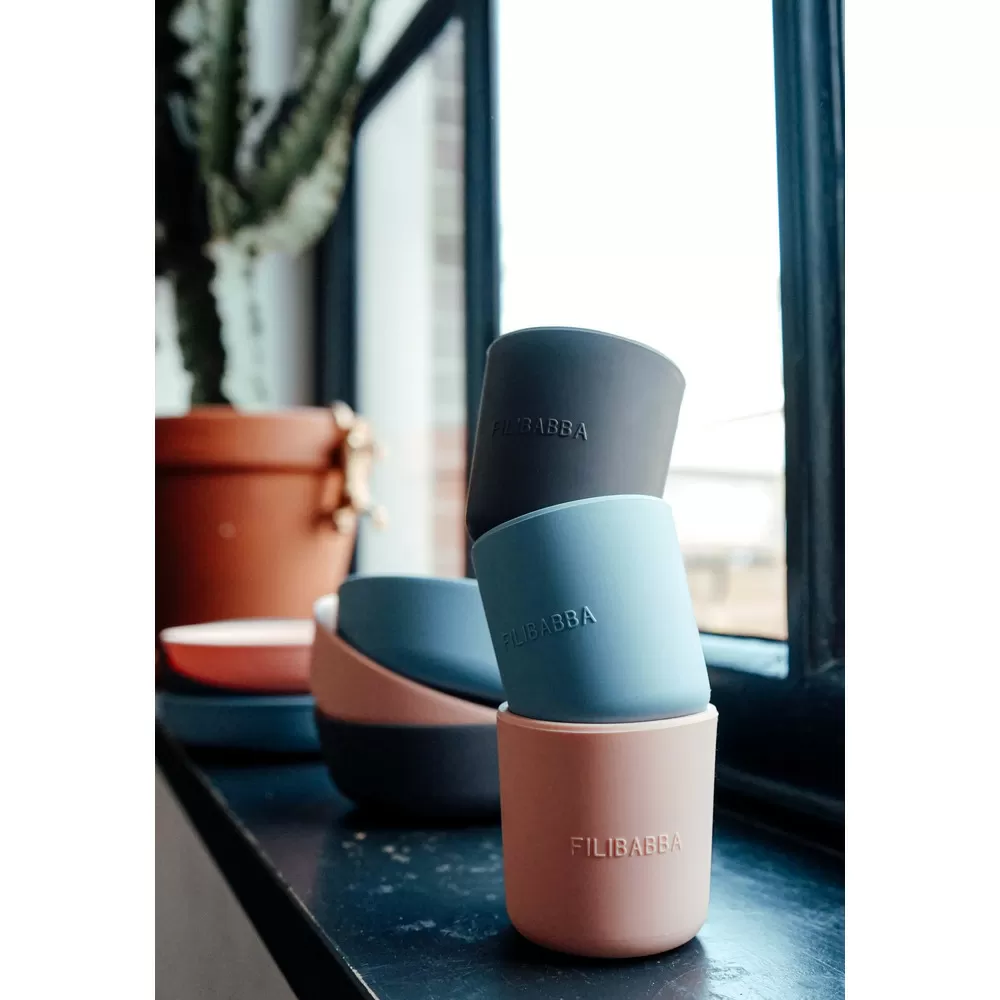 Filibabba Silikone Kop Peach - 2 stk.