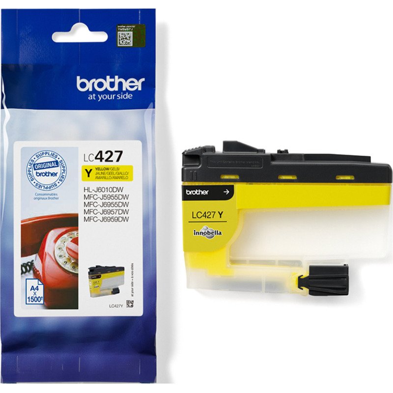 Cartouche Brother LC427 couleurs séparées pour imprimante jet d'encre