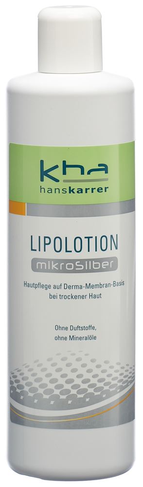 Hans Karrer Lipolotion MikroSilber<br>500 ml, Flasche, Lotion