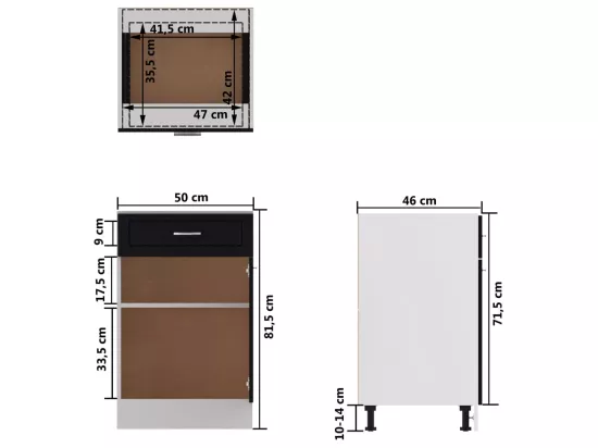 Armoire de plancher à tiroir 