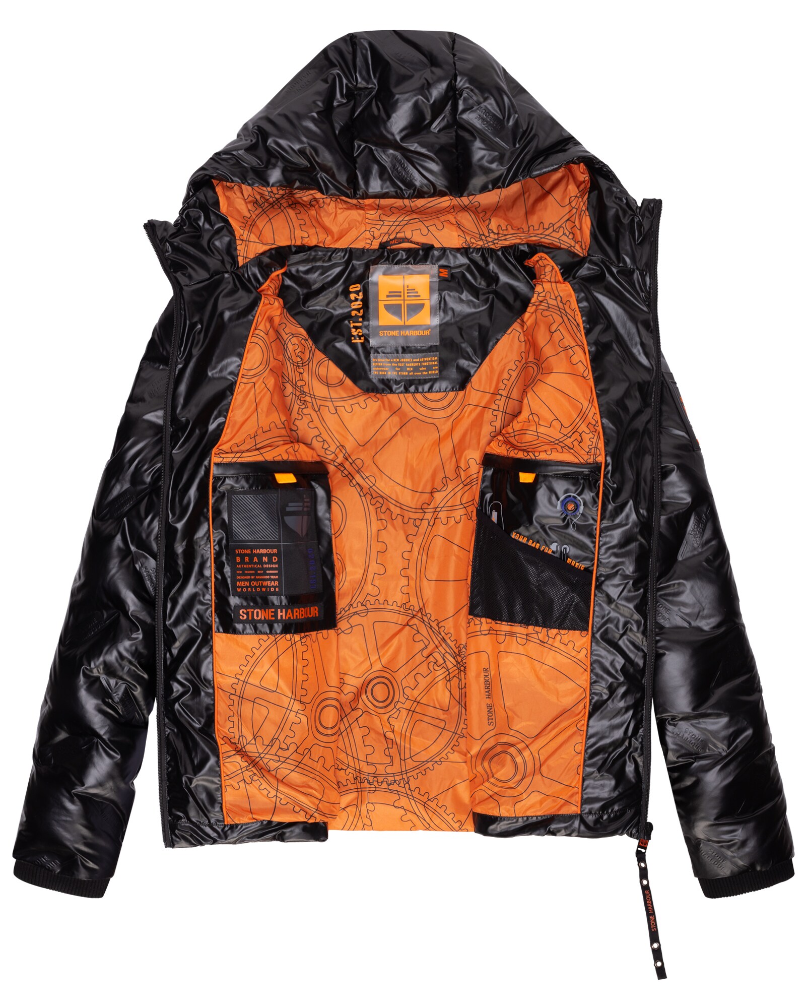 STONE HARBOUR Herren Outdoorjacke Geroo Sportliche wasserdichte Winterjacke mit Kapuze Geroo