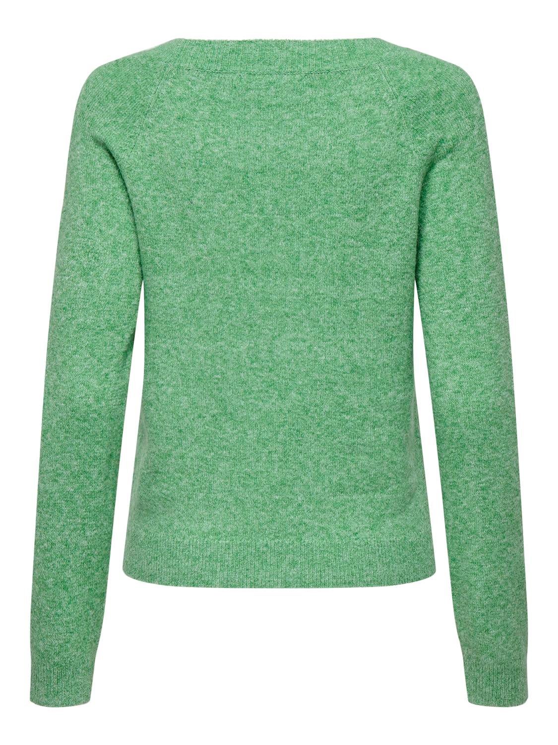 ONLRICA Strickpullover Bright Green