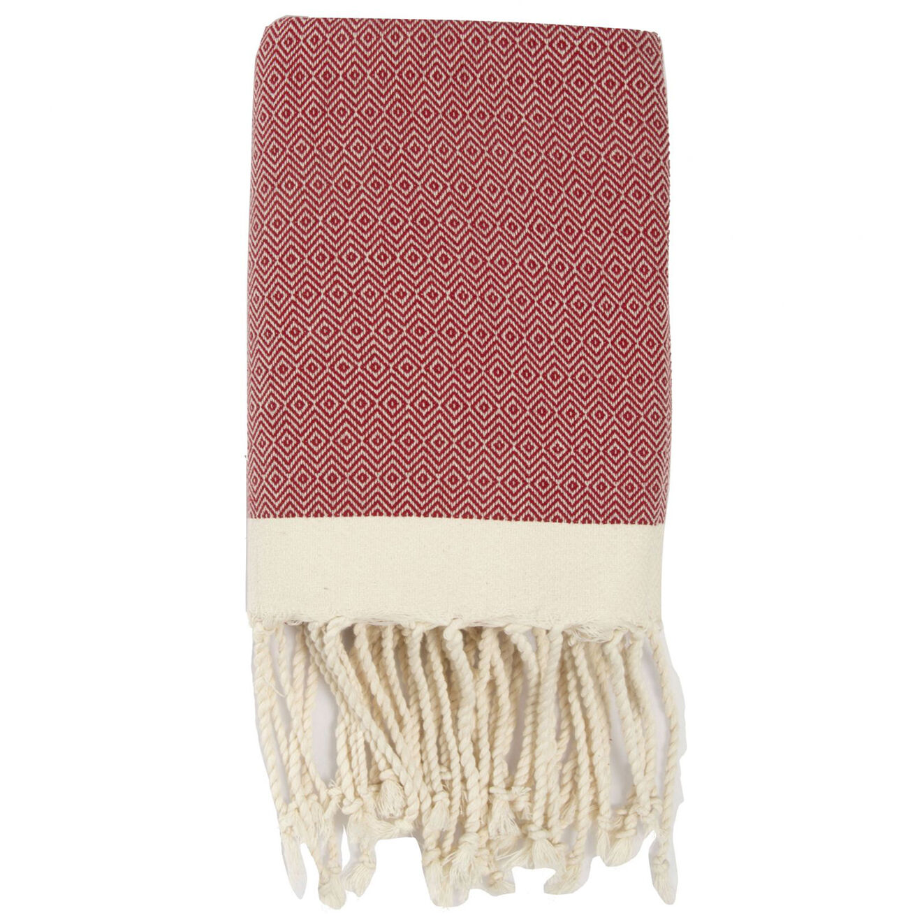 Febronie Plaid Courchevel Losange rouge