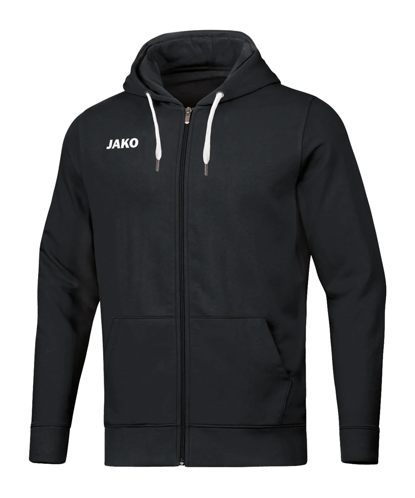 JAKO Base Kapuzenjacke Kids Schwarz F08