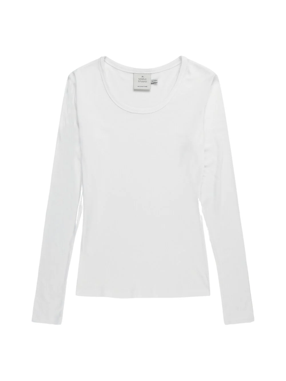 MUNTHE  Cutest langærmet t-shirt - hvid