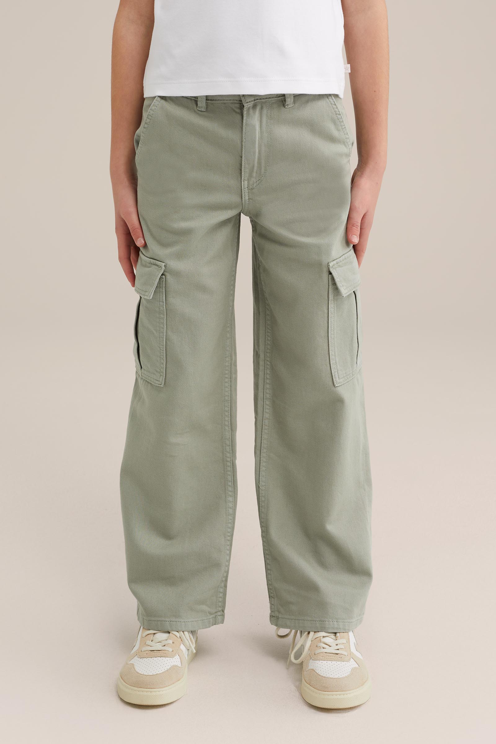 Meisjes cargobroek Blue Ridge Pastelgroen