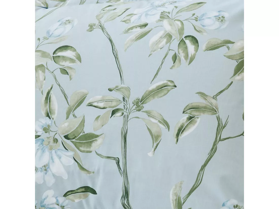 Taie de traversin en percale de coton au style anglais
