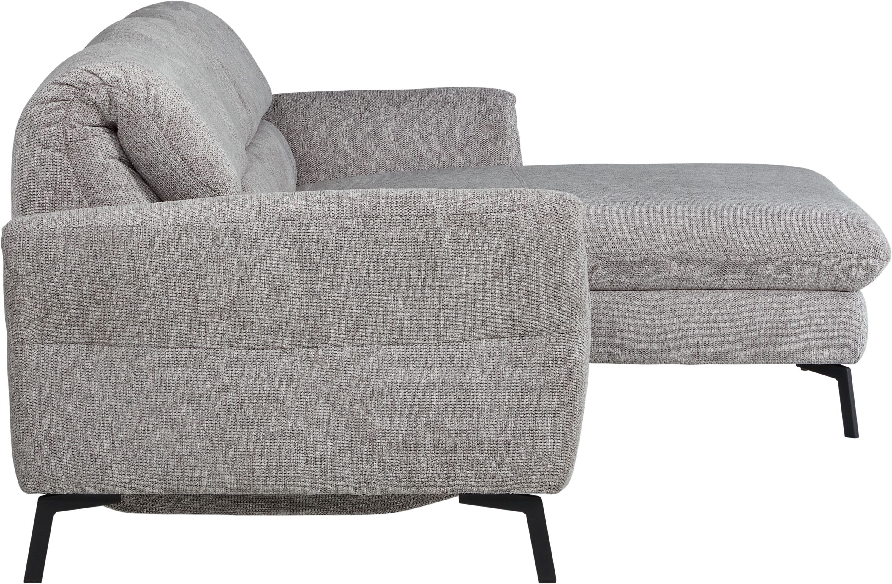 SEBO Ecksofa - Grau / B: 284.0 cm x T: 161.0 cm x H: 84.0 cm