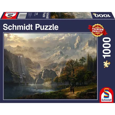 Schmidt Spiele Puzzle - Wasserfall Idylle, 1000 Teile