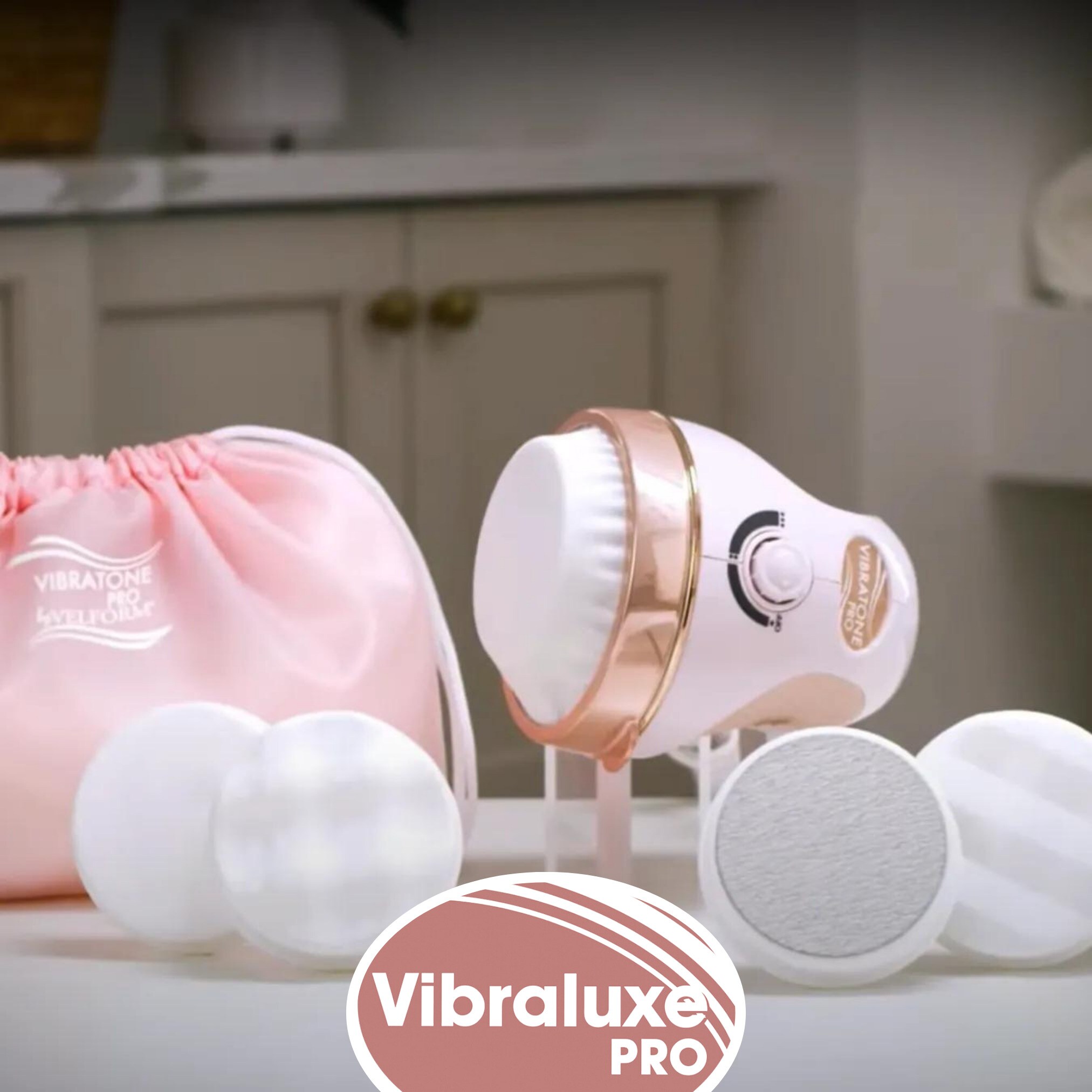 Vibraluxe Pro® Massagegerät Damen - Anti Cellulite 5 in 1 Vibraluxe Pro Gold