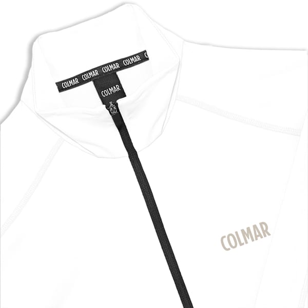 Sweat polaire COLMAR M SWEATSHIRT HALF ZIP WHITE