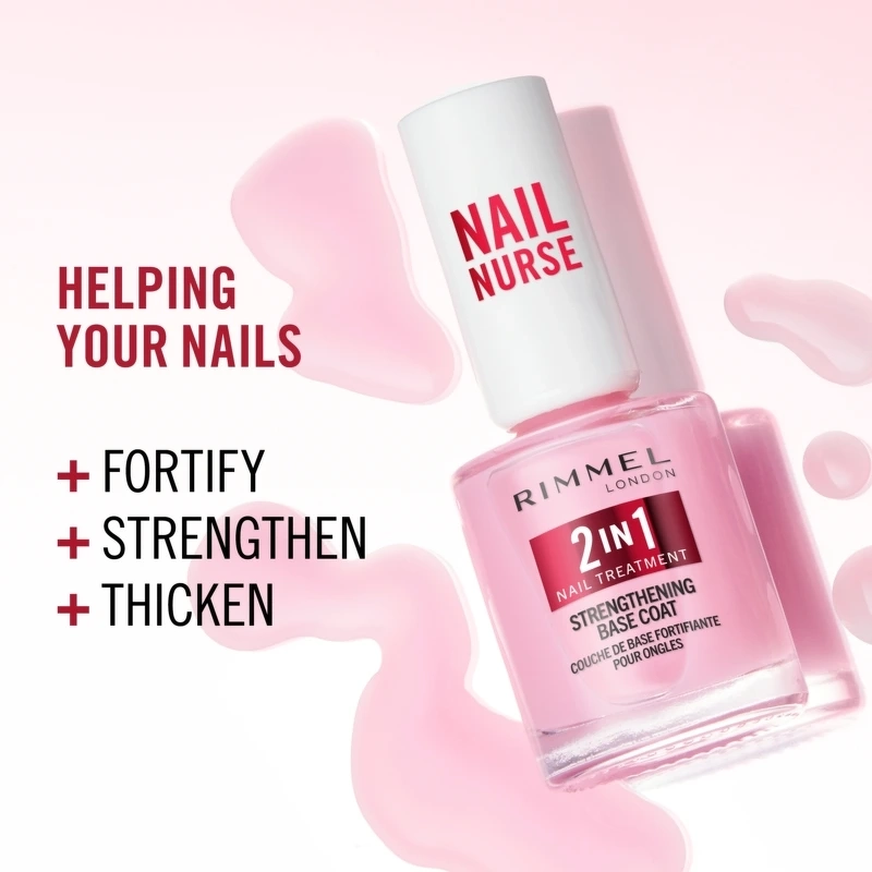 RIMMEL 2-in-1 Nail Treatment 12 ml