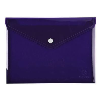 Exacompta Iderama - Pochette enveloppe - format A5 - bouton pression - disponible dans différentes couleurs