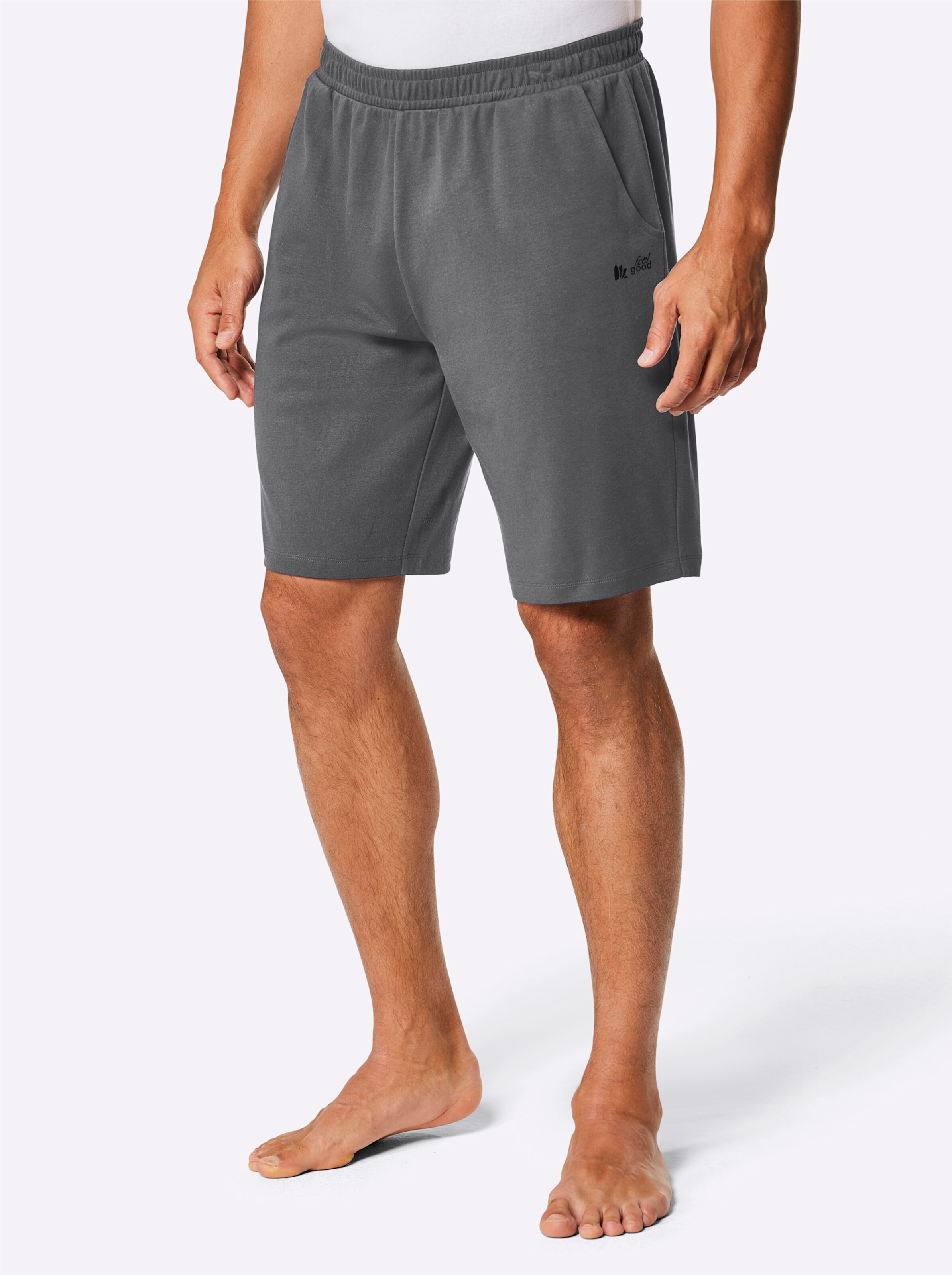 feel good Bermuda in schwarz + anthrazit