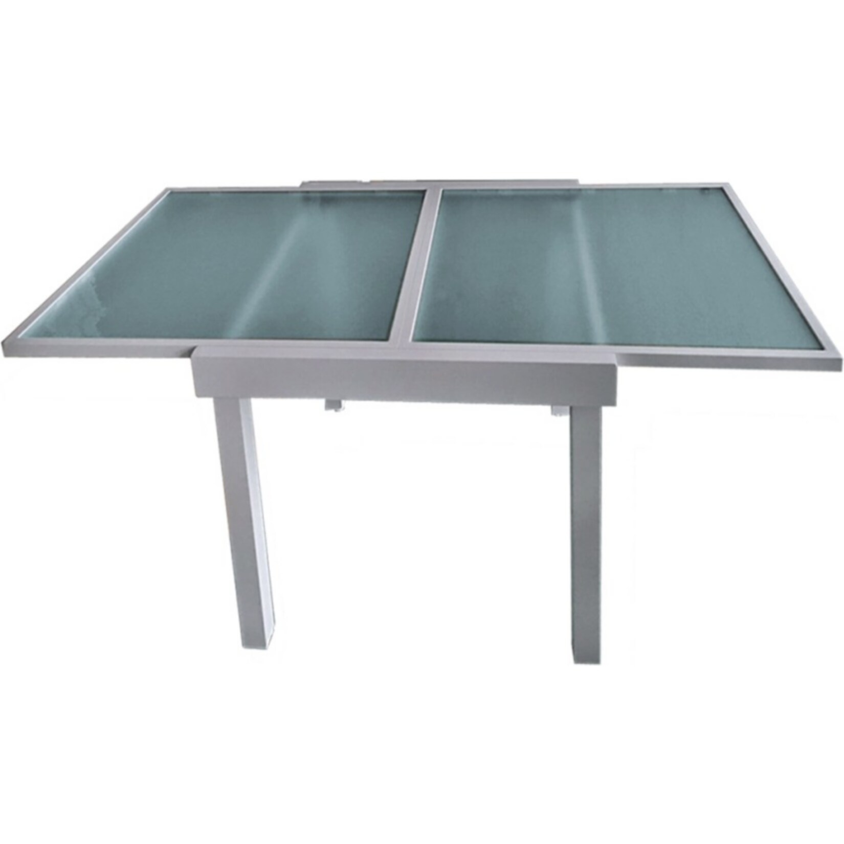 Garden Pleasure Ausziehtisch 65/130x65 Garten Terrasse Alu Glas Tisch Esstisch