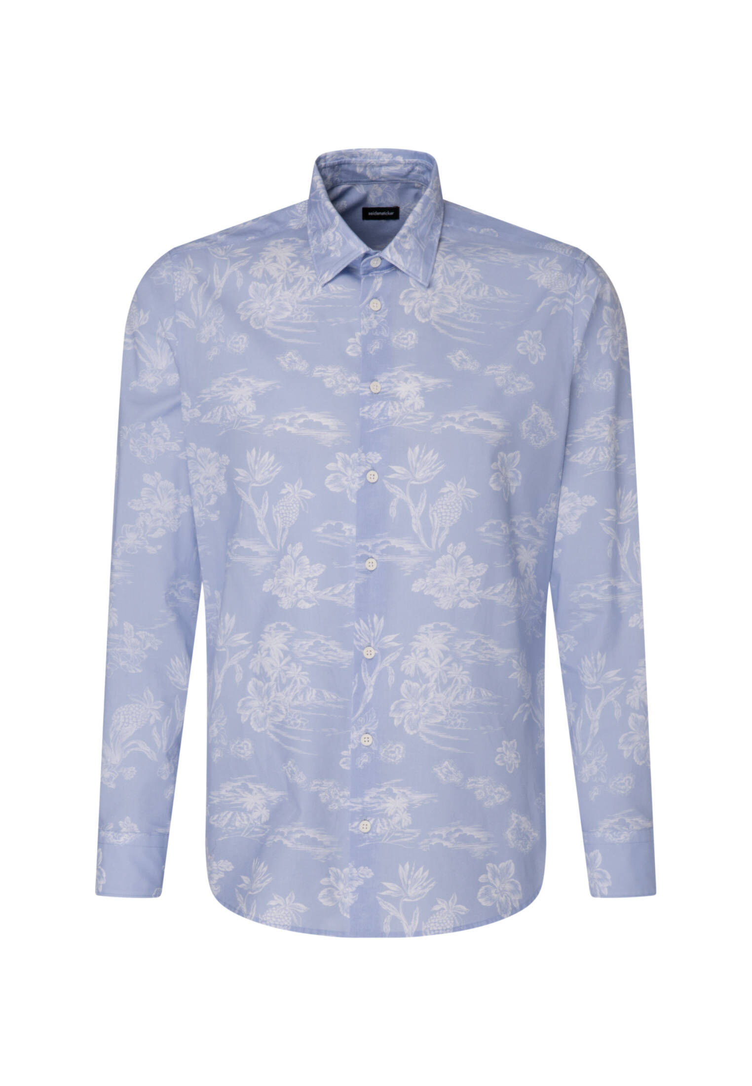 Seidensticker| Herren Casual Hemd Schwarze Rose