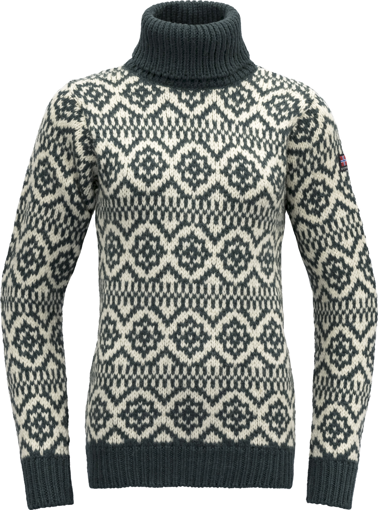 Hoddevik Wool High Neck Unisex 940B/Anthracite/Offwhite