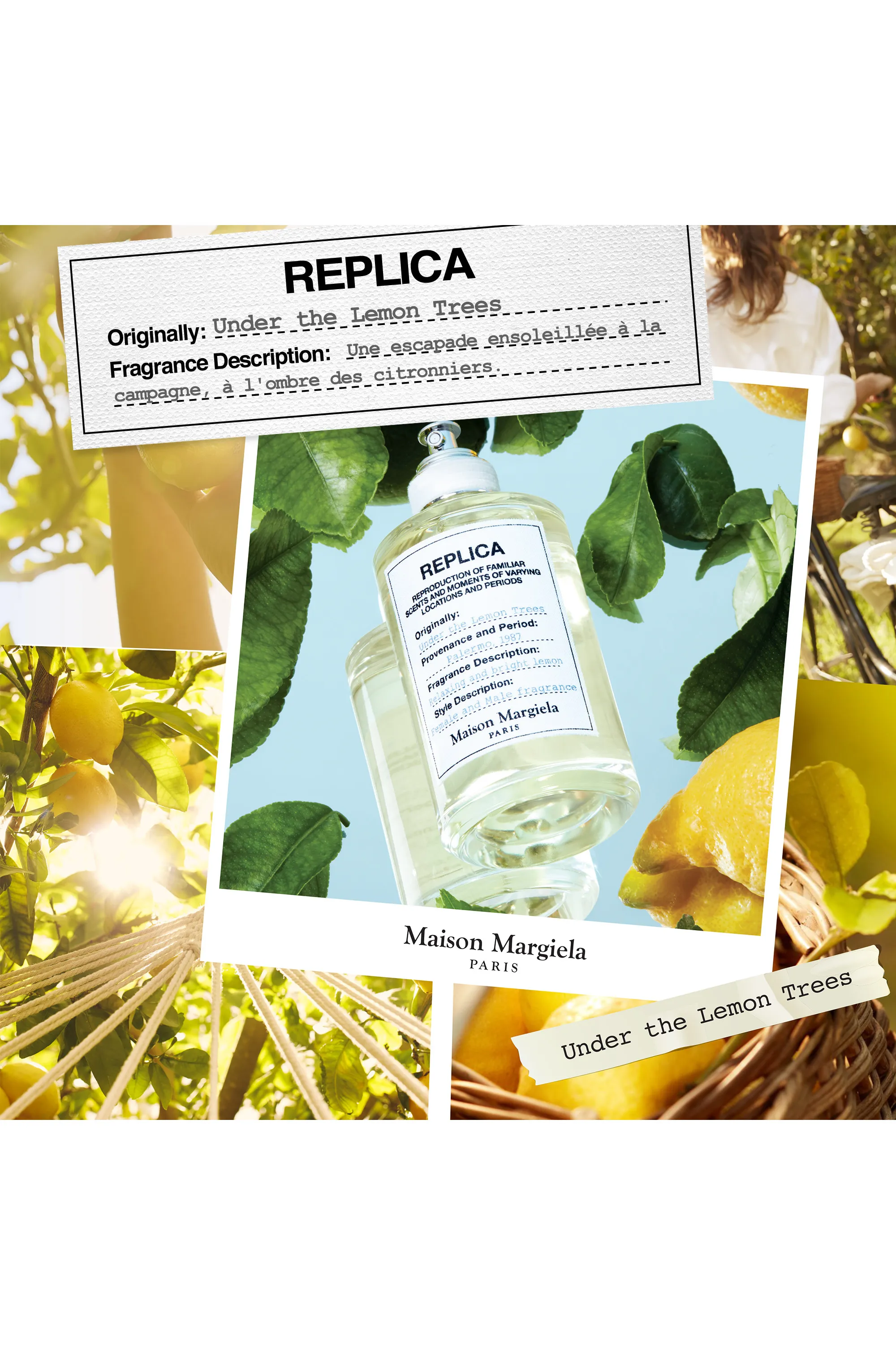 Maison Margiela REPLICA Under the Lemon Trees Eau De Toilette Citrus boisé-30 ml