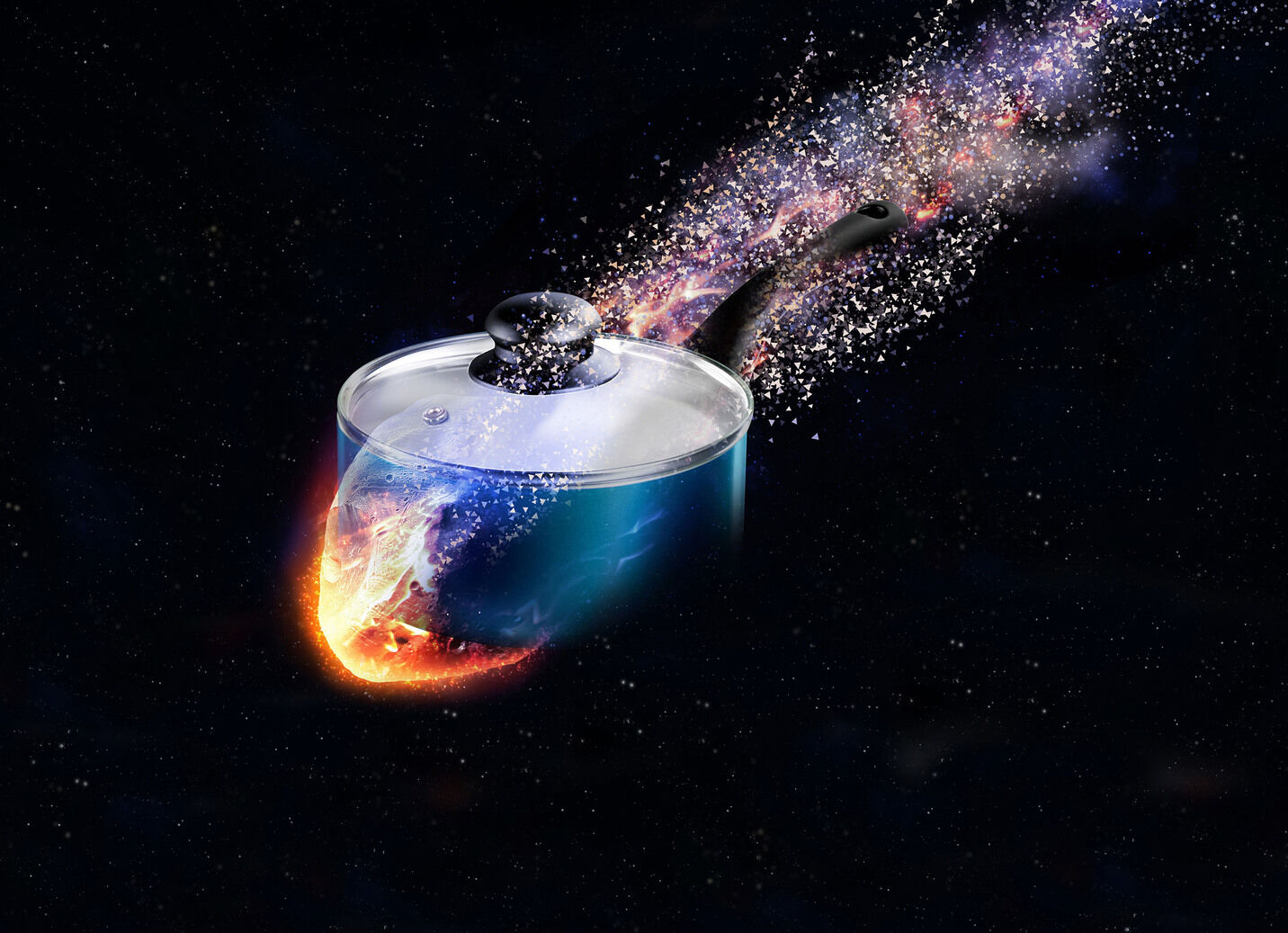 Meteor 6-teiliges Topf-Set mit Diamant-Keramik-Antihaft-Premiumbeschichtung