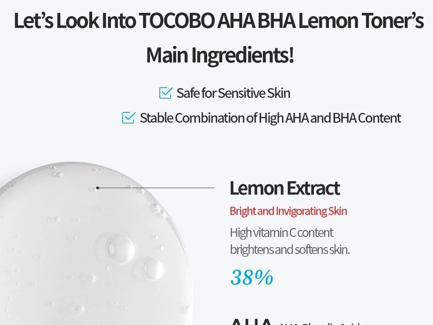 TOCOBO - AHA BHA Citroen Toner