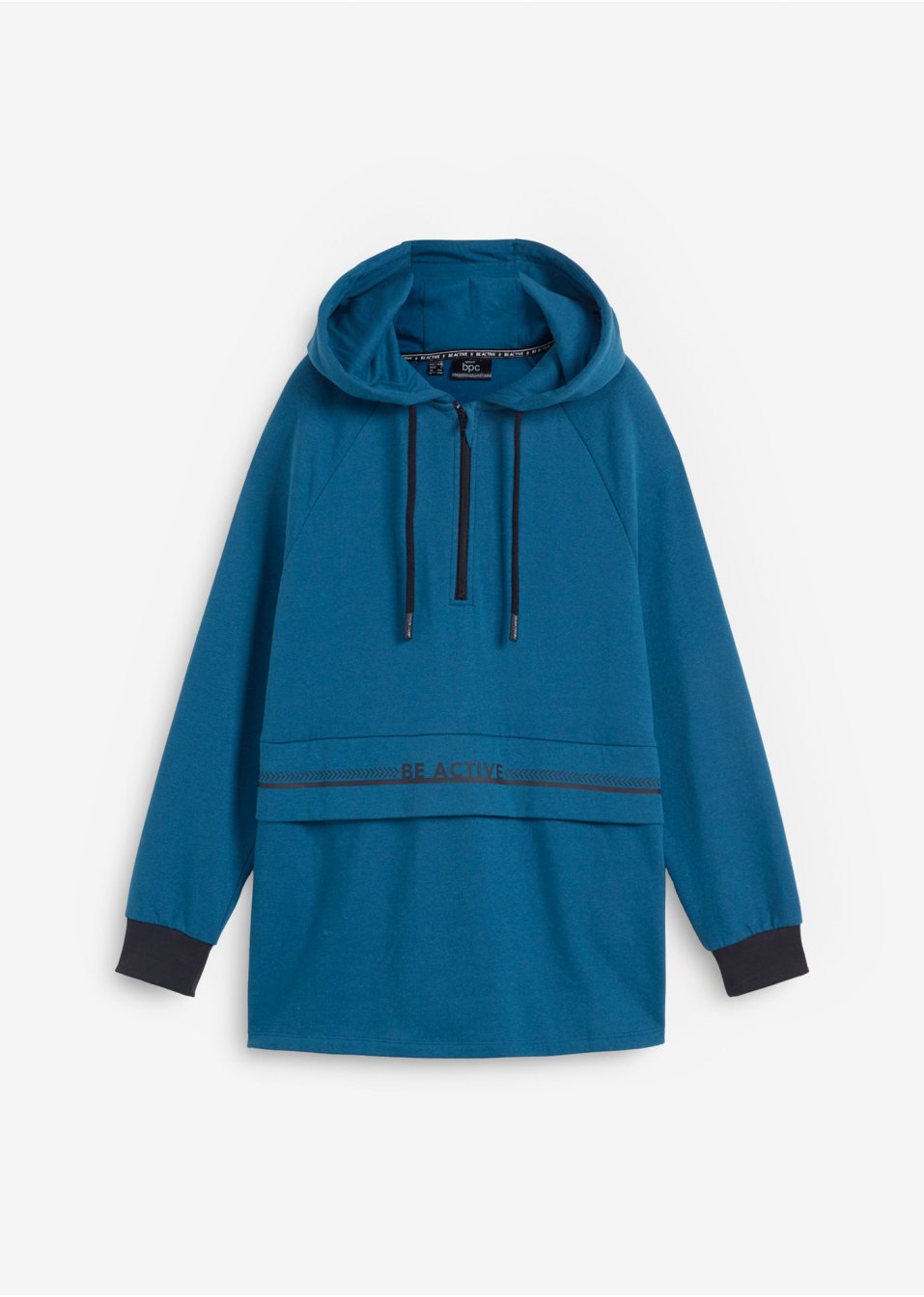 Sweat-shirt long à capuche