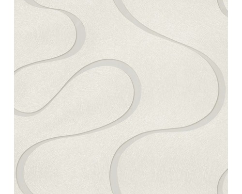 Vliesbehang 53339 Colani VISIONS abstract crème zilver