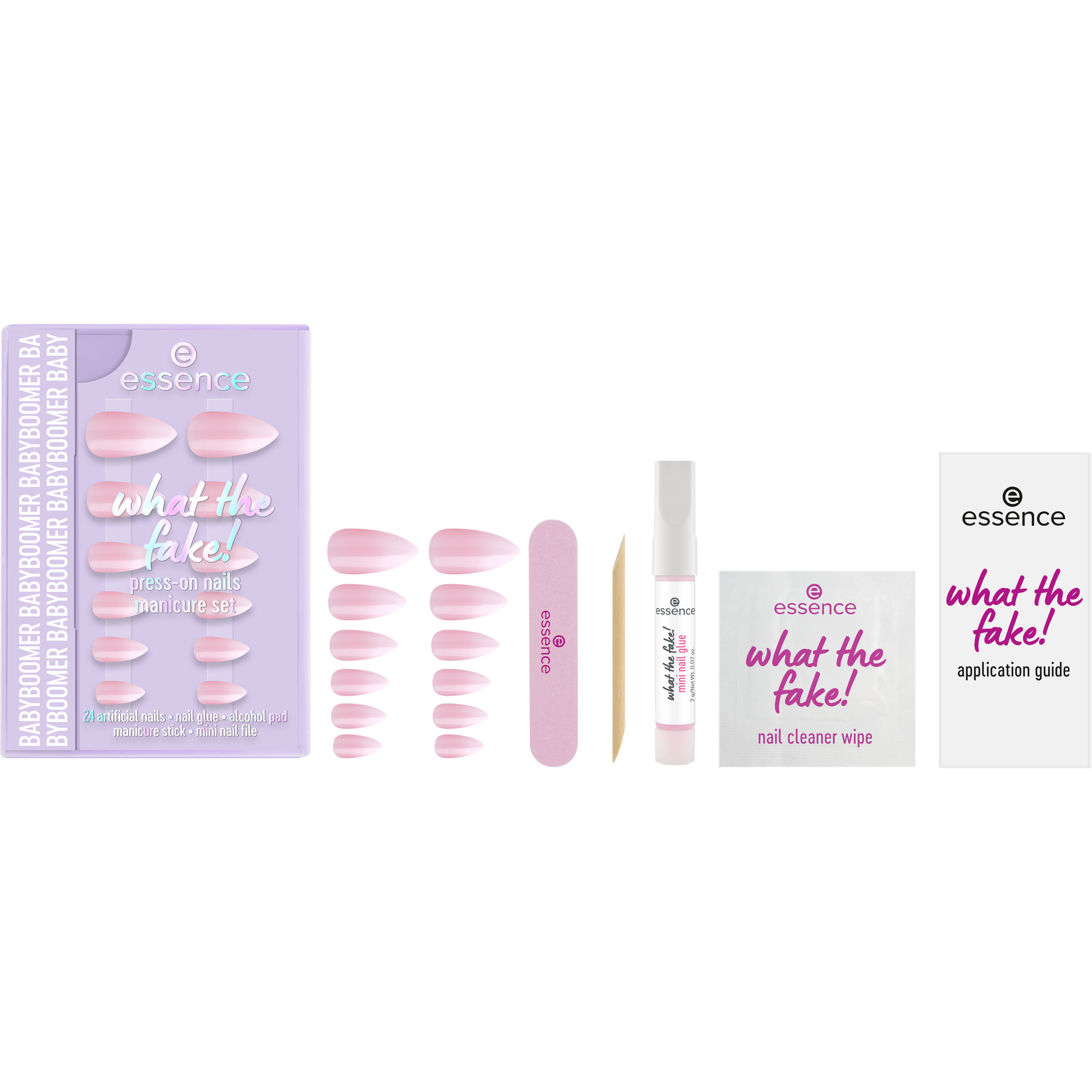 what the fake! PRESS-ON NAILS manicure set
