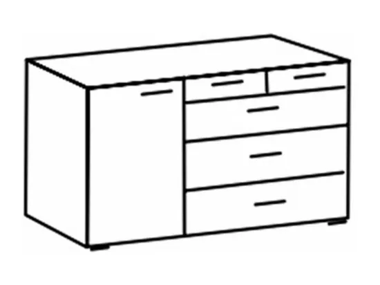 Chambre à coucher complète adulte ( lit adulte 180 x 200 cm+ Commode combinée + tables de chevet+ Armoire)