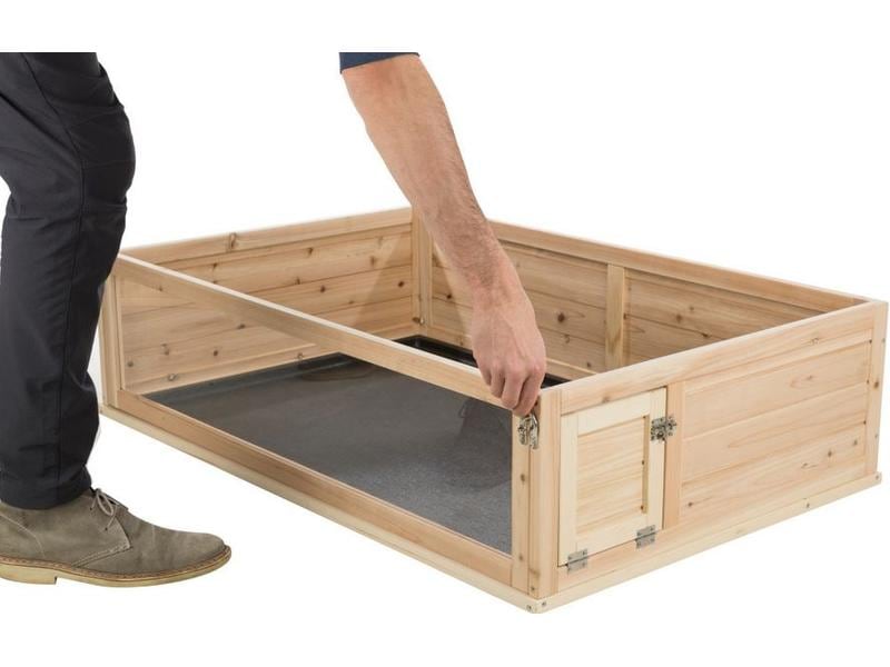 Trixie Indoor Gehege für Meerschweinchen, 114 × 30 × 74 cm Optimal als Schlafdomizil