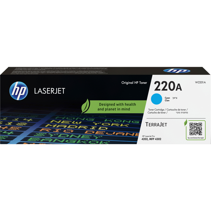 HP 220A (W2201A) Toner, cyan