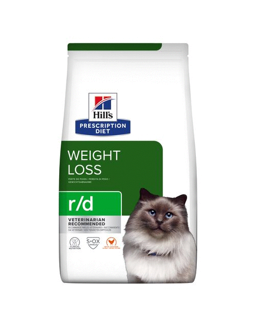 Hill's Prescription Diet R\/D Weight Reduction Zak - Kattenvoer - Kip 3 kg