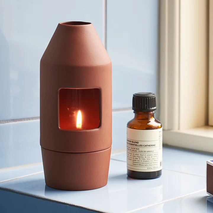HAY - Chim Chim Duft Diffusor, Ø 6,5 x H 14,5 cm, hellbeige