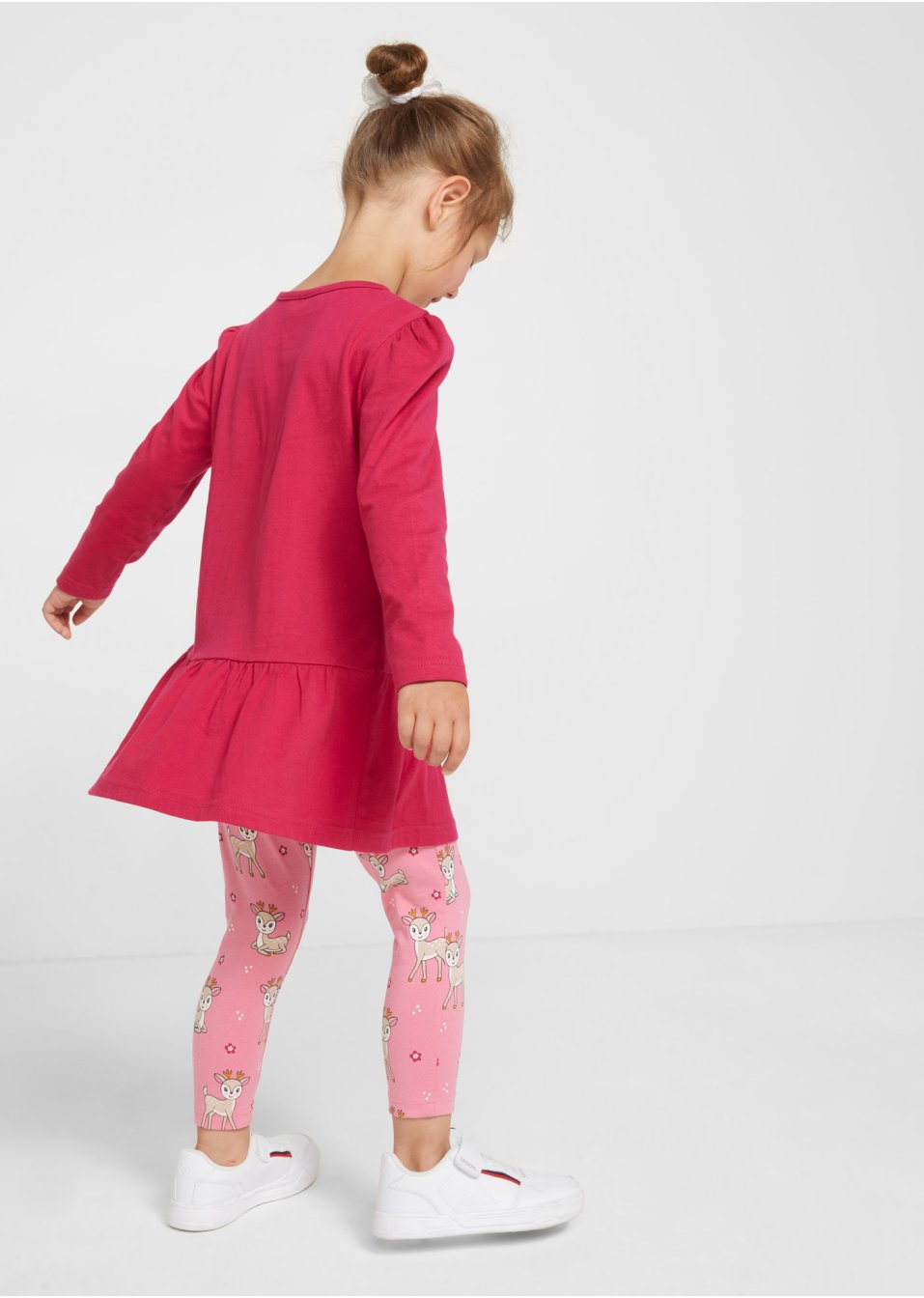 Robe fille en jersey + legging (Ens. 2 pces.)