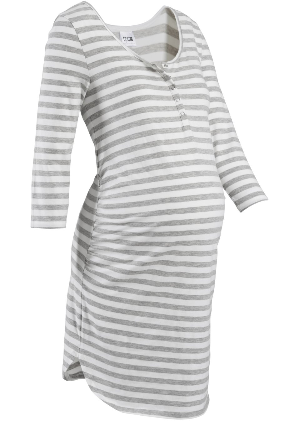 Chemise de nuit d'allaitement coton
