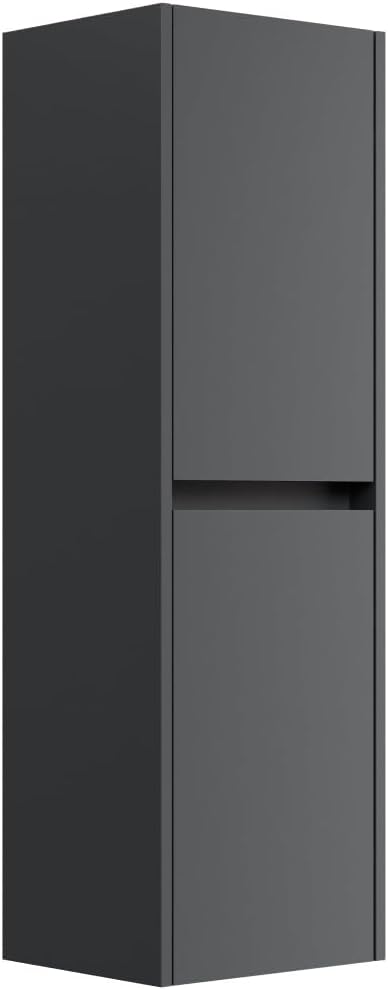 Magnolia Home Badmöbelset Taifun 60cm 4tlg mit Spiegelschrank & 2X Seitenschrank