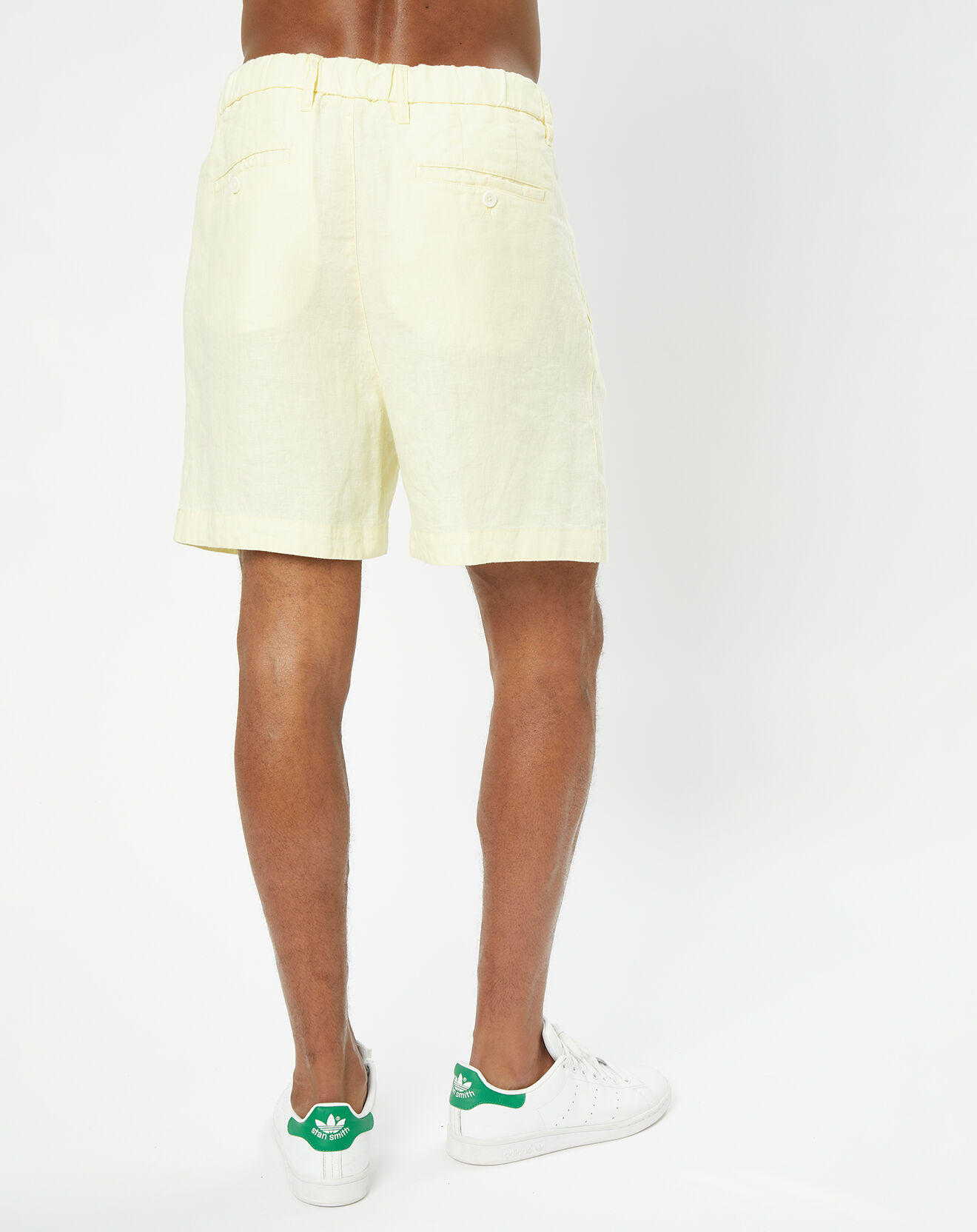 Marc O'Polo Short 100% Lin Lavsjo Pinces jaune