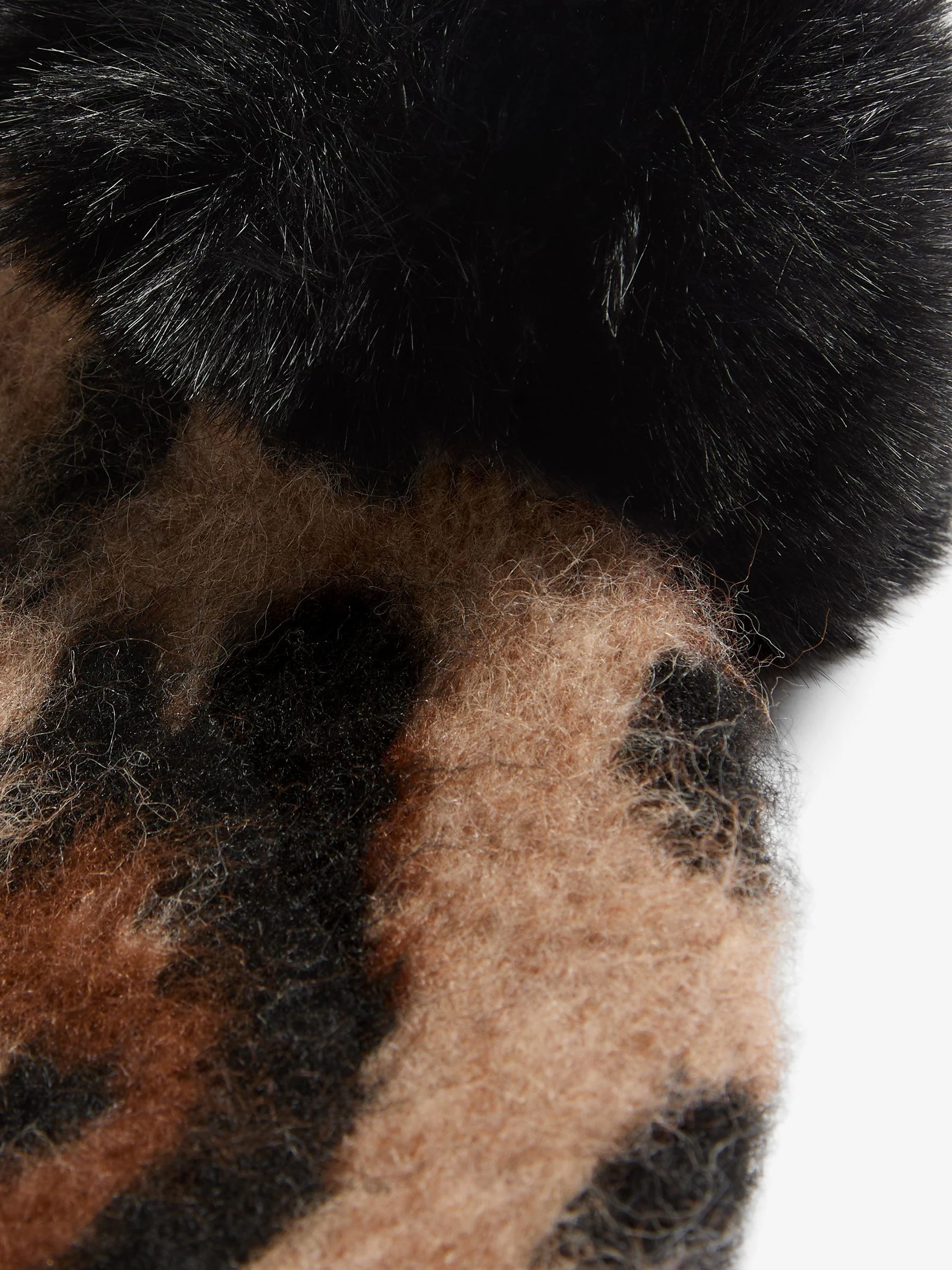 Klassieke luipaardprint - Lipsy Brushed Pom Hat