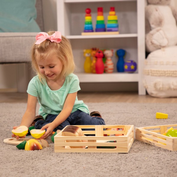 Melissa & Doug - Udskåret Mad