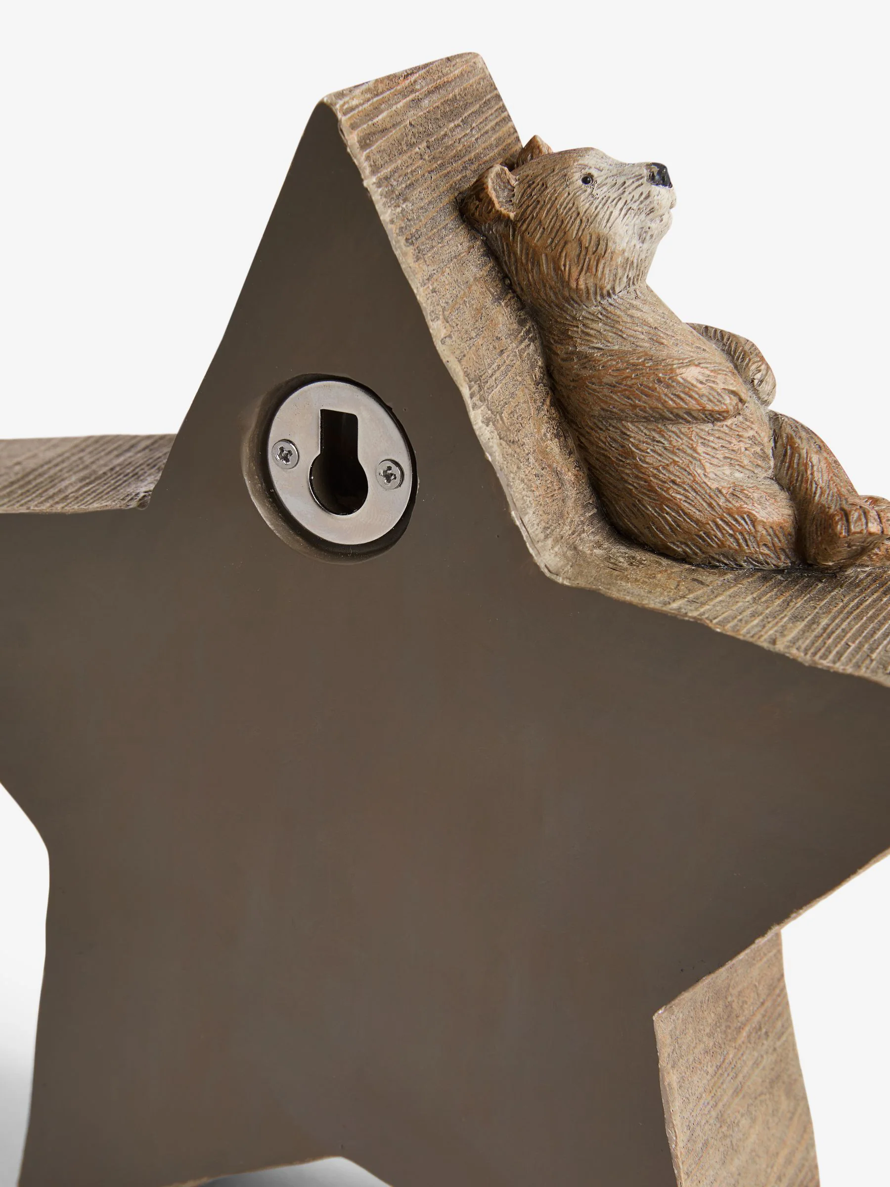 Bertie the Bear monogram ornamenten