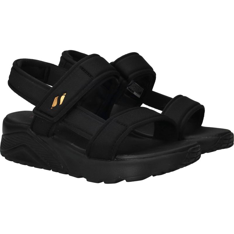 Skechers Uno Lite Sandalen Zwart Meisjes