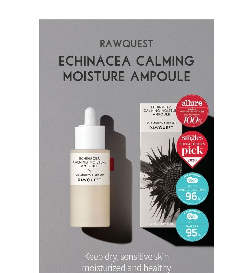 RAWQUEST - Echinacea Kalmerende Vochtinbrengende Ampul