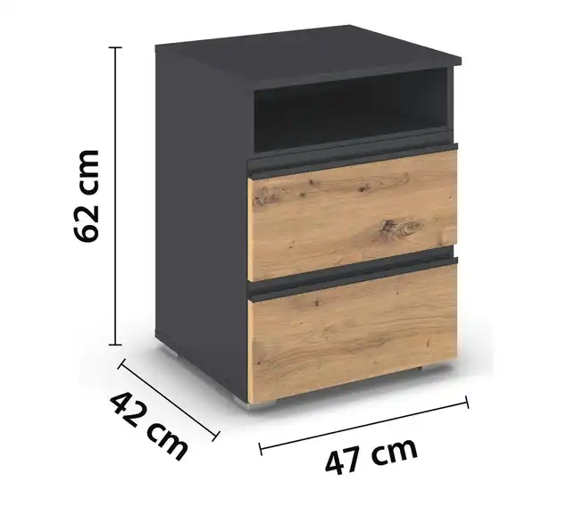 Nachttisch 62 cm ohne Rollen