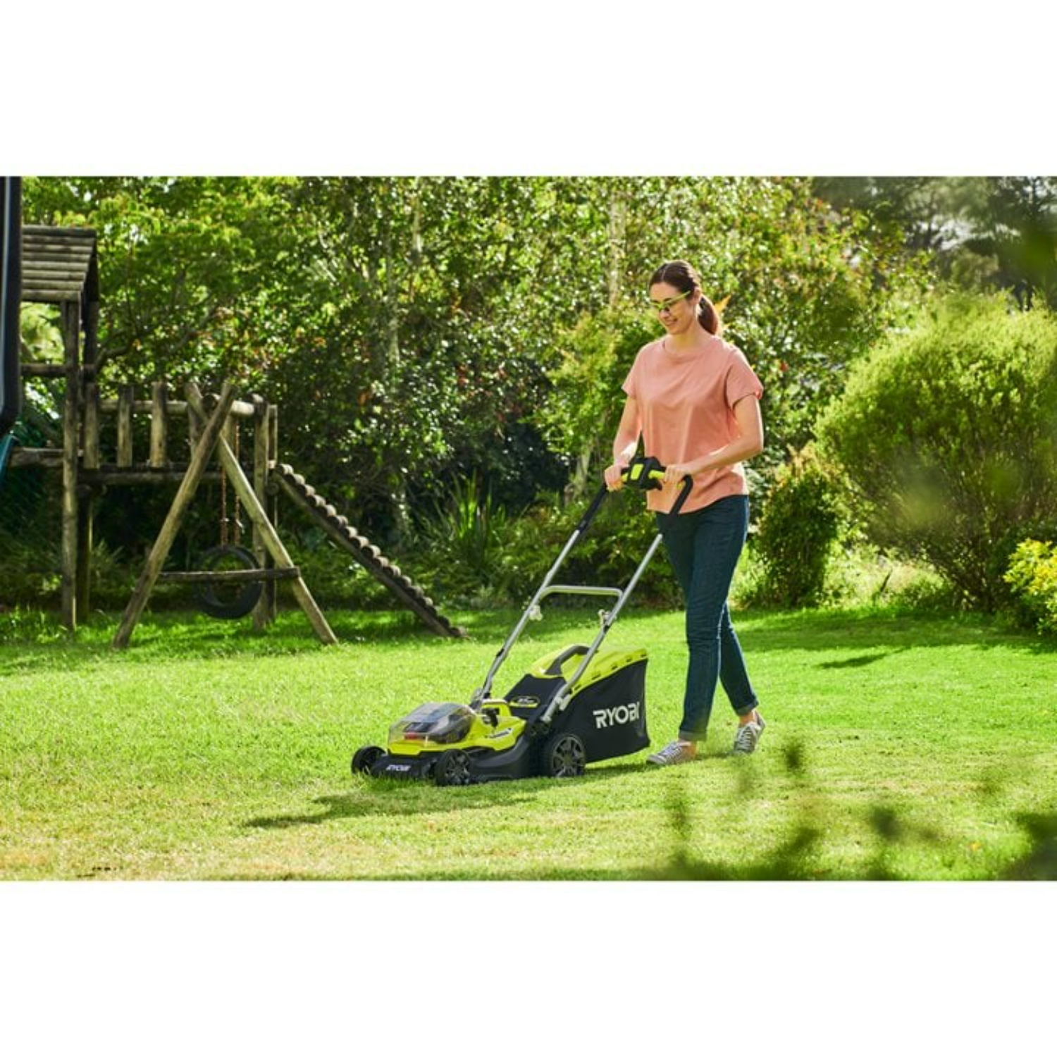 Ryobi RY18LMH37A-250 18V Li-Ion accu grasmaaier set (2x 5.0Ah) - 37cm